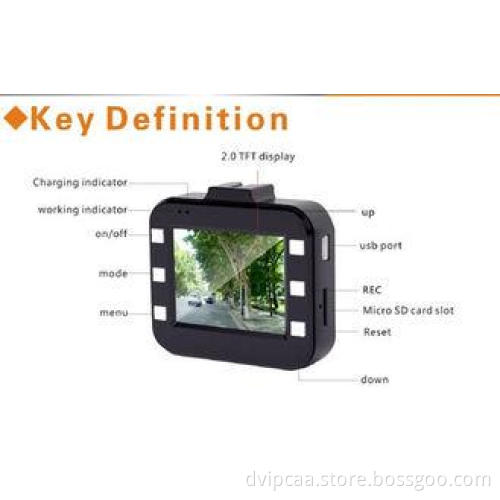 High resolution Night Vision HD Truck DVR , car black bo